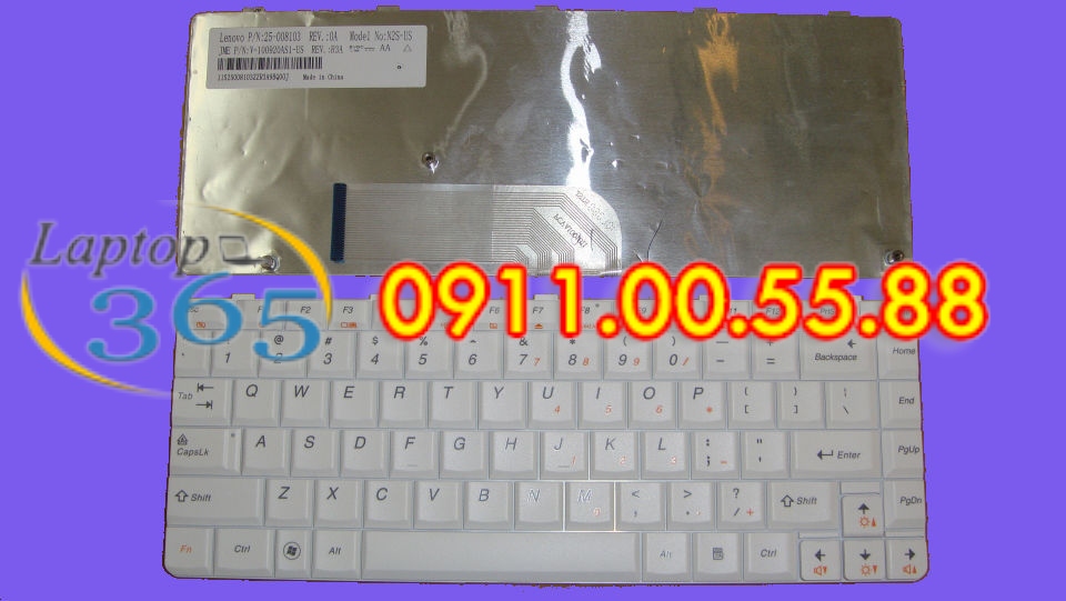 Bàn Phím Laptop Lenovo Y650 (trắng đen)