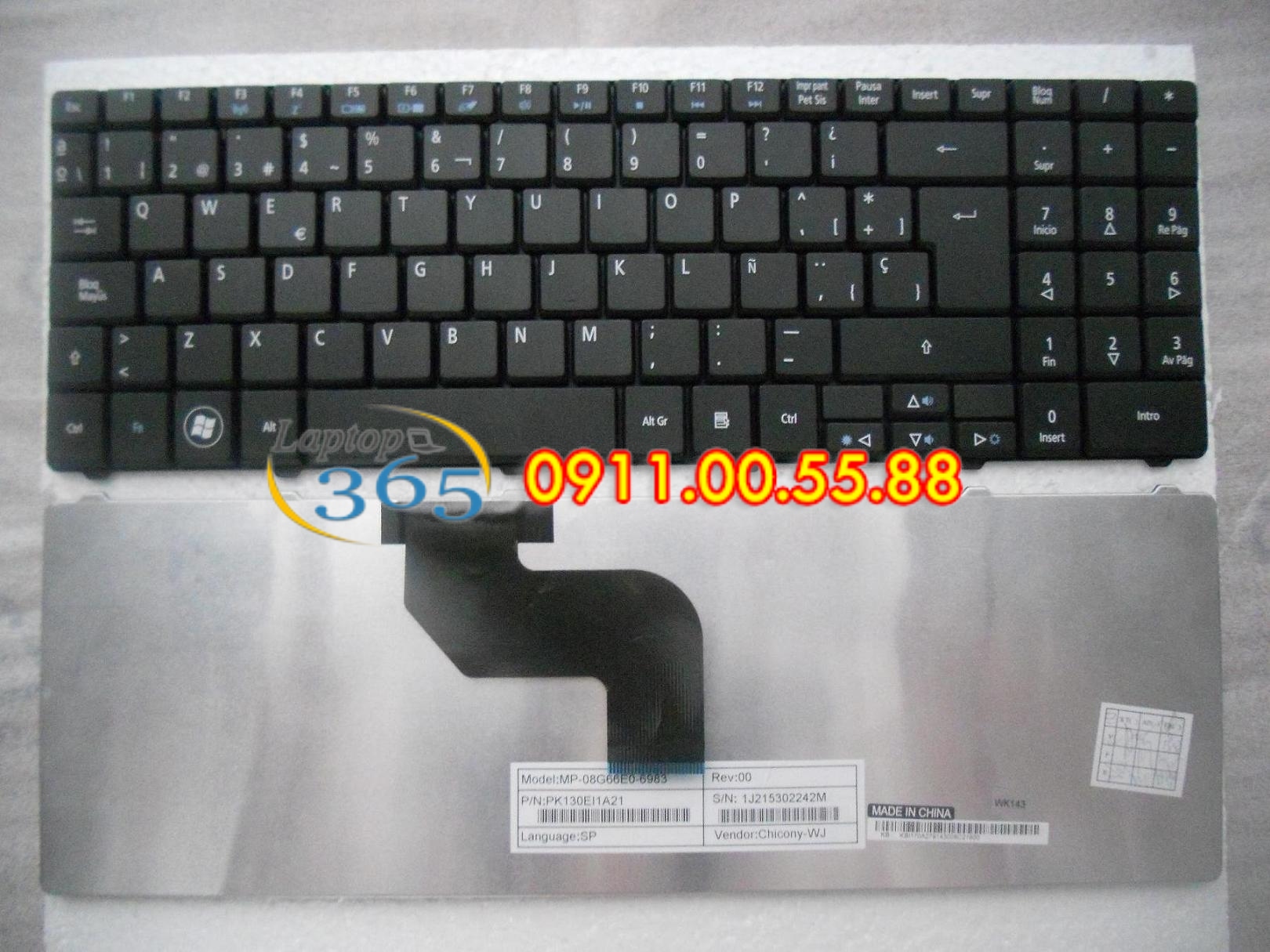 Bàn Phím Laptop Acer Emachines E725