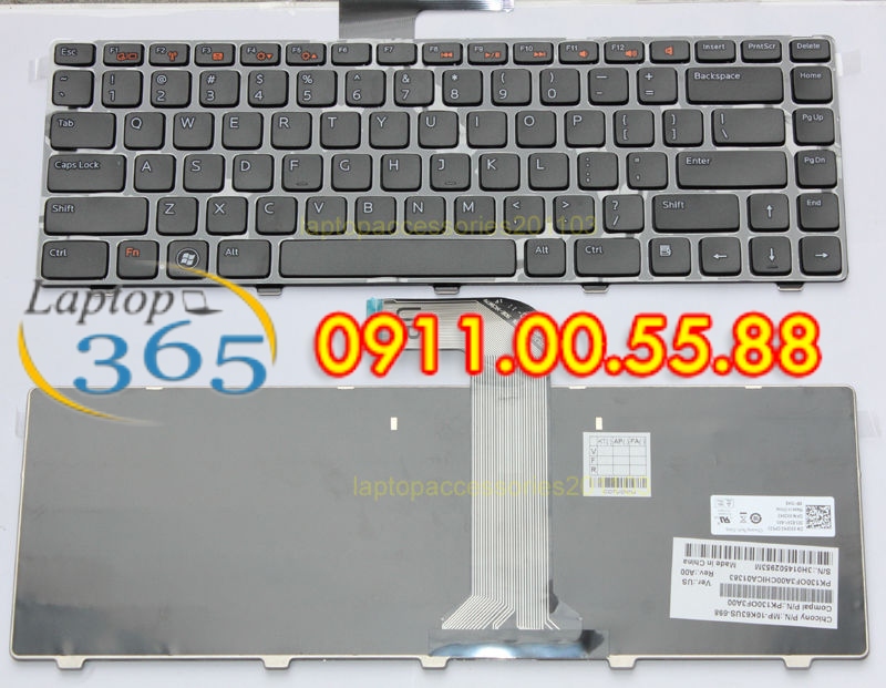 Bàn Phím Laptop Dell N411z