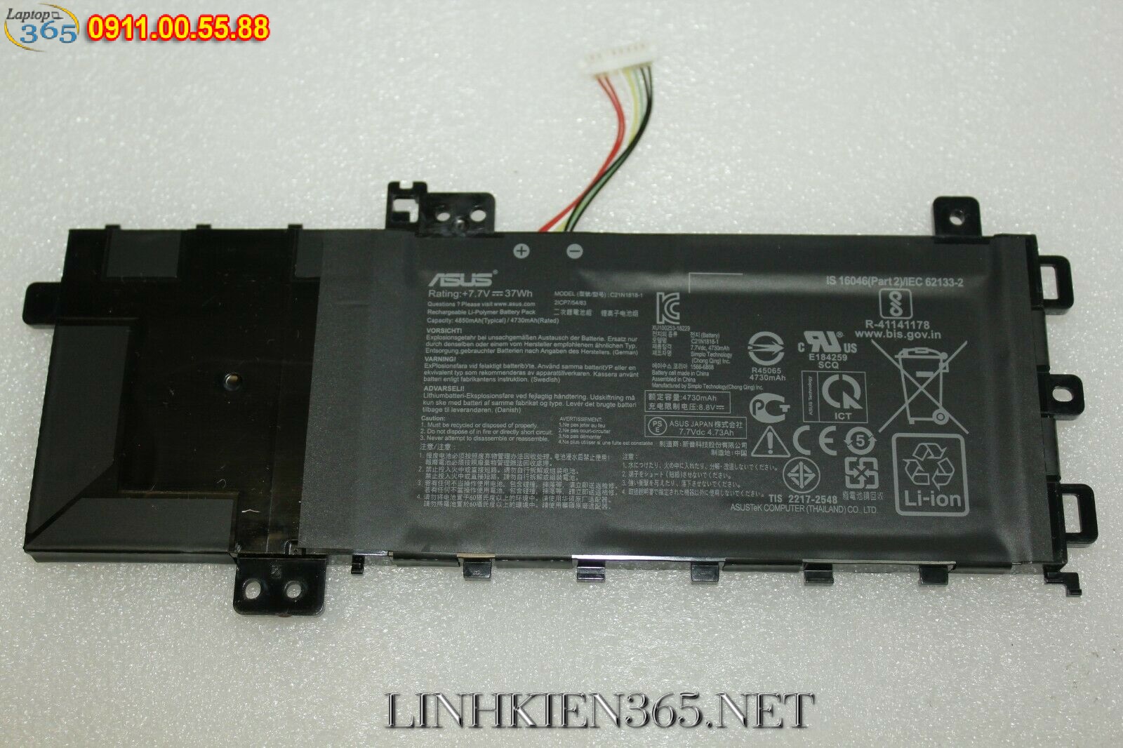 Pin laptop Asus VivoBook 15 A515 A515EP A515EA