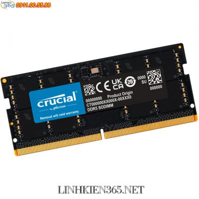 RAM Laptop DDR5 (PC5) 16GB Bus 4800 MHz